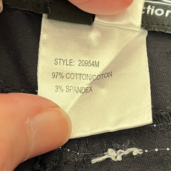 CONRAD C Collection Black Wide Leg Pant Accent Stitching Summer Nautical Chic - Picture 6 of 13